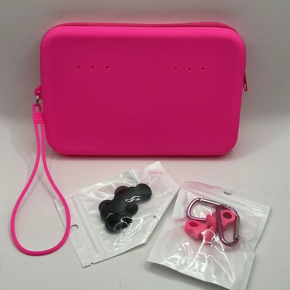 Silicone Phone‎ Holder for Bogg Bag, Soft Silicone Insert Wallet Charm Beach Bag